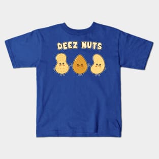 Cute Kawaii Assorted Nuts - Deez Nuts - Funny Meme Kids T-Shirt